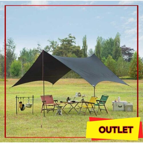 Mango Room Shade Tarps สีดำ